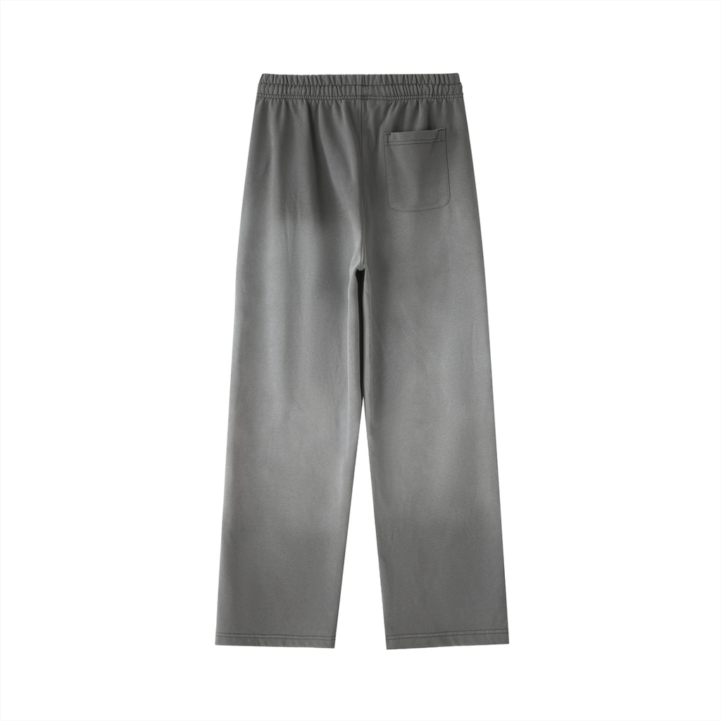 Stiro Vintage Washed Gradient Straight-Leg Sweatpants