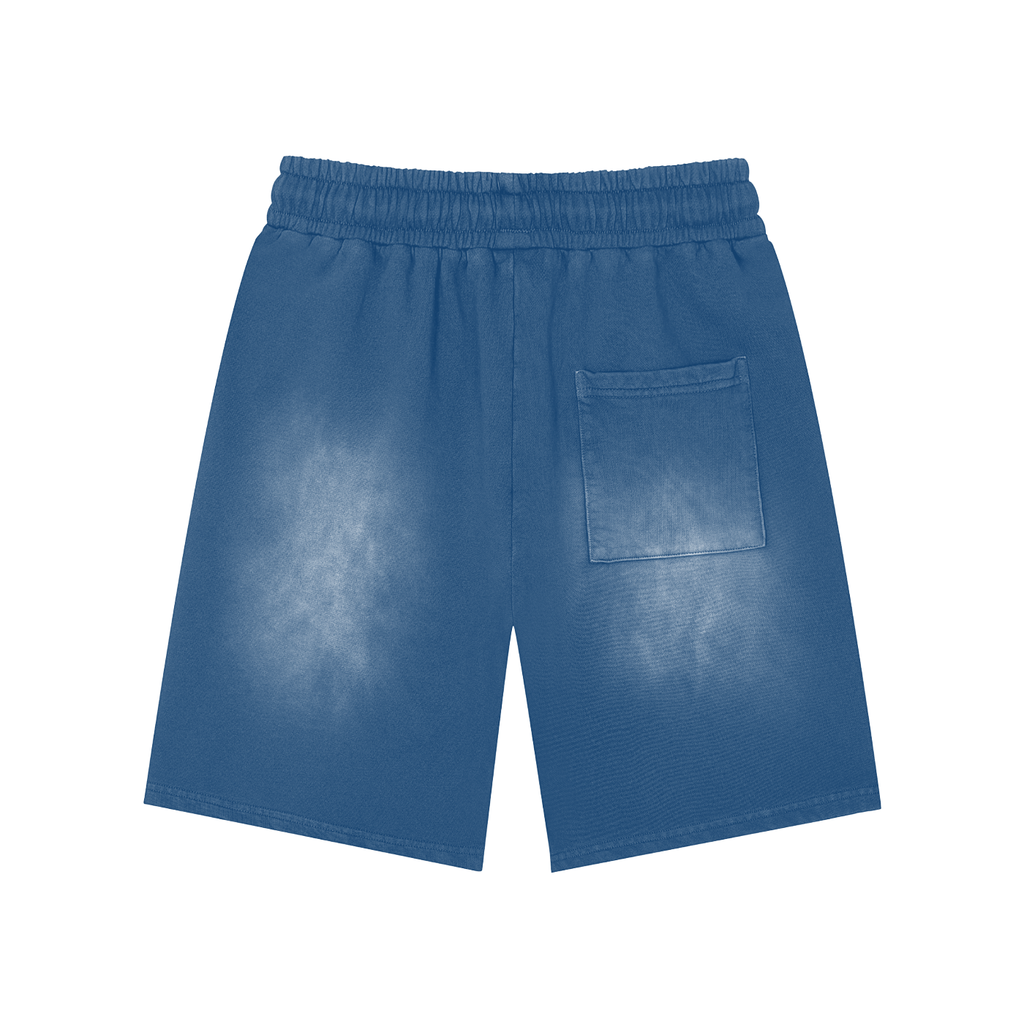 Stiro Rectangle Patch Monkey Washed Shorts